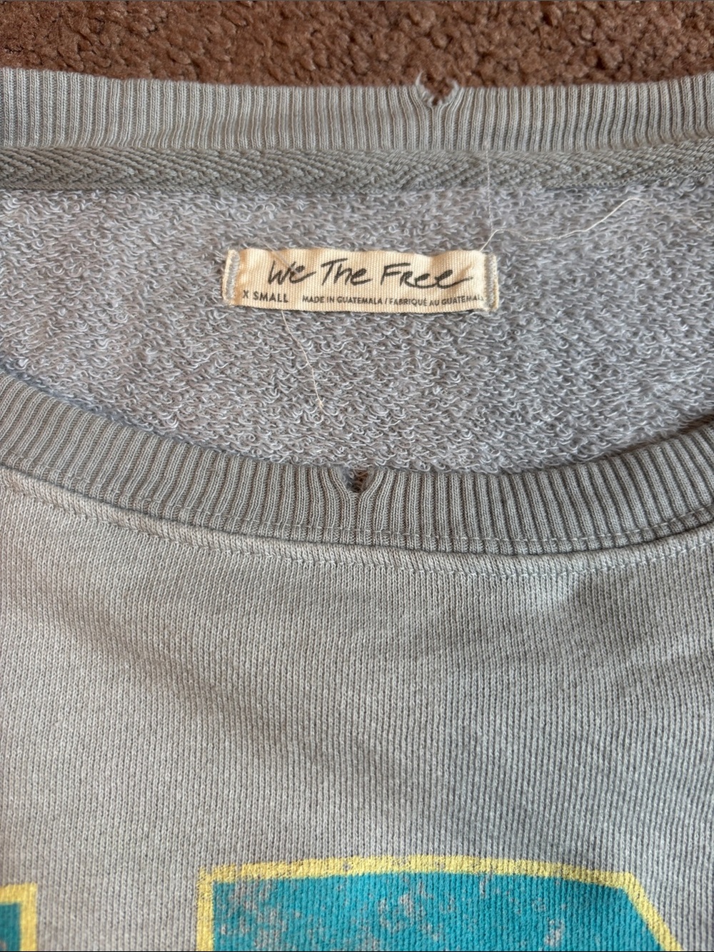 We The Free by Free People Gray Paris Camden rare - Picture 3 of 4